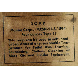 Soap, US Marine Corps, Type II, 4 Ounces