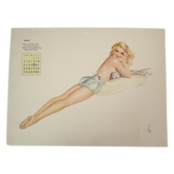 Girl, Pin-Up, Esquire, Alberto Vargas, July 1943