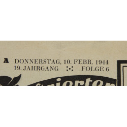 Magazine, Illustrierter Beobachter, 10 février 1944, Rommel