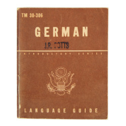 Livret German Language Guide, TM 30-306, 1943, nominatif