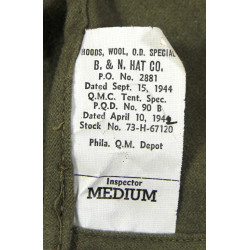 Hood, Wool, OD, Special, US Army, Size Medium, 1944