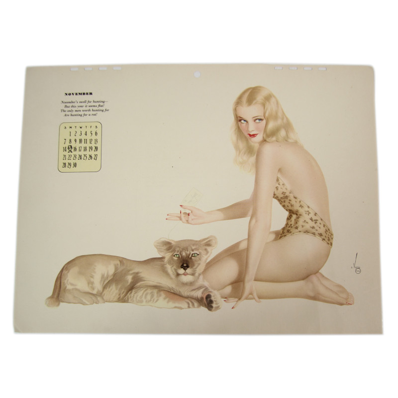 Pin up, Esquire, Alberto Vargas, novembre 1943