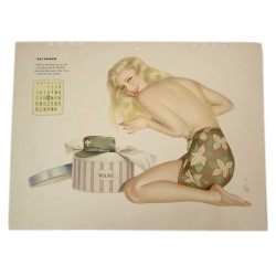 Girl, Pin-Up, Esquire, Alberto Vargas, WAAC, December 1943