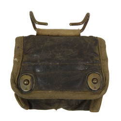 Compass, Marching, SUPERIOR MAGNETO CORP., with Impregnated Canvas Pouch, Normandy