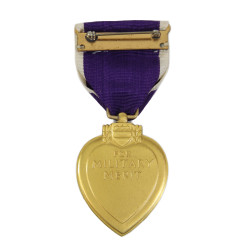 Medal, Purple Heart, in Case, A.E. Co., Utica, NY, 1943