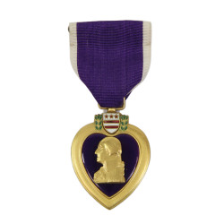 Medal, Purple Heart, in Case, A.E. Co., Utica, NY, 1943