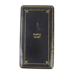 Coffret médaille Purple Heart, A.E. Co., Utica, NY, 1943