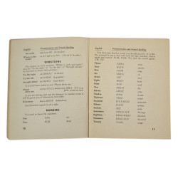 Booklet, French Language Guide, TM 30-302, 1943, Named