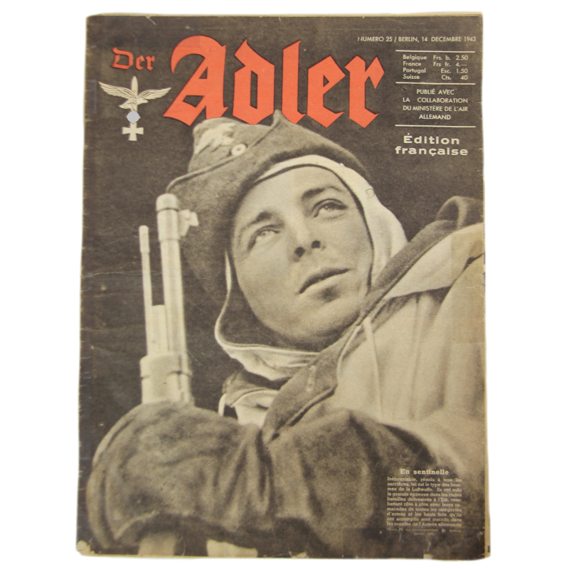 Magazine, Der Adler, December 14, 1943, French Edition