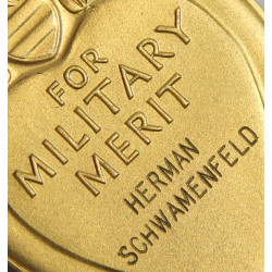 Medal, Purple Heart, Pvt. Herman Schwamenfeld, Co. I., 18th Inf. Regt., 1st Infantry Division, WIA, Belgium