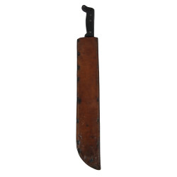 Machete, COLLINS & CO., Legitimus, 1944, with Leather Scabbard, VINER BROTHERS 1944