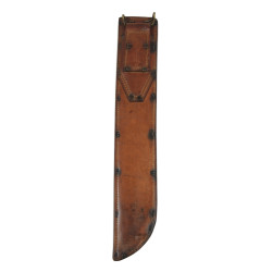 Machete, COLLINS & CO., Legitimus, 1944, with Leather Scabbard, VINER BROTHERS 1944