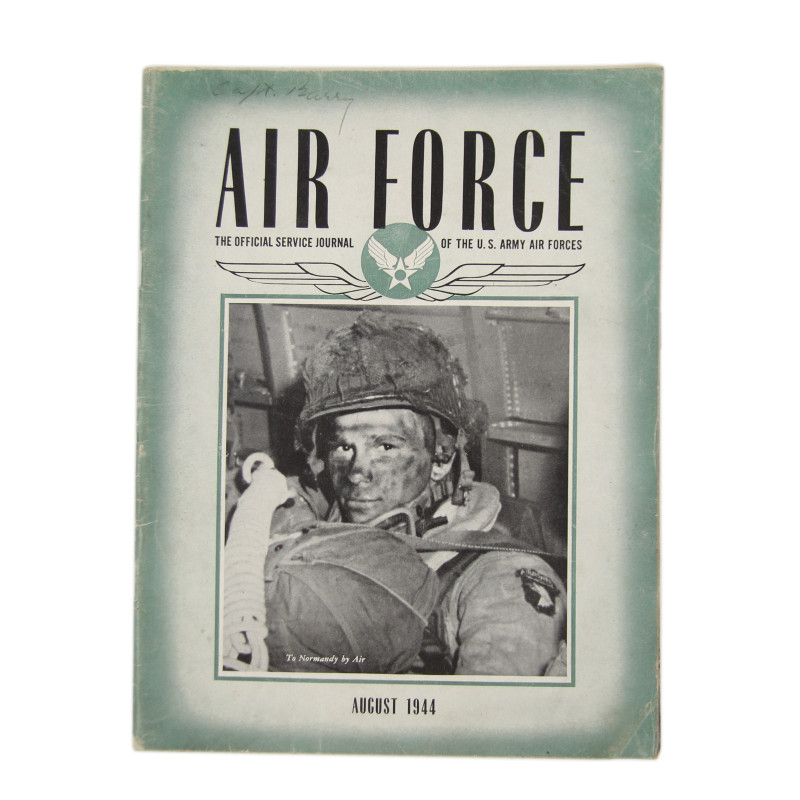 Magazine, AIR FORCE, August 1944, Cpl. Robert Noody, 506th PIR, 101st Airborne Division