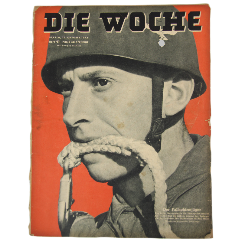 Magazine, Die Woche, 13 octobre 1943, Fallschirmjäger