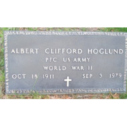 Cup, M-1910, US Army, L.F.&C. 1941, Pfc. Albert Hoglund, Anti-Tank Co., 143rd Inf. Regt., 36th Infantry Division, MTO & ETO