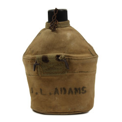 Canteen, US, Complete, with USMC Cover, P3, 1945, Named