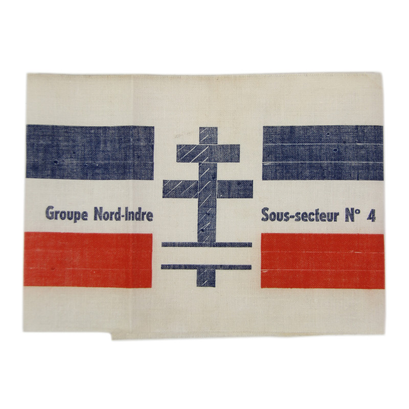 Armband, French Resistance, Groupe Nord-Indre, Sous-secteur N° 4