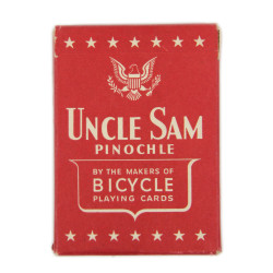 Cards, Deck, Pinochle, UNCLE SAM, Complete