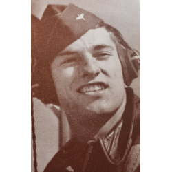 Casquette officier US Army, 1st Lt. Frank Uerling, 379th BS, 310th BG, 12th Air Force, USAAF, KIA 30 mars 1945, Italie