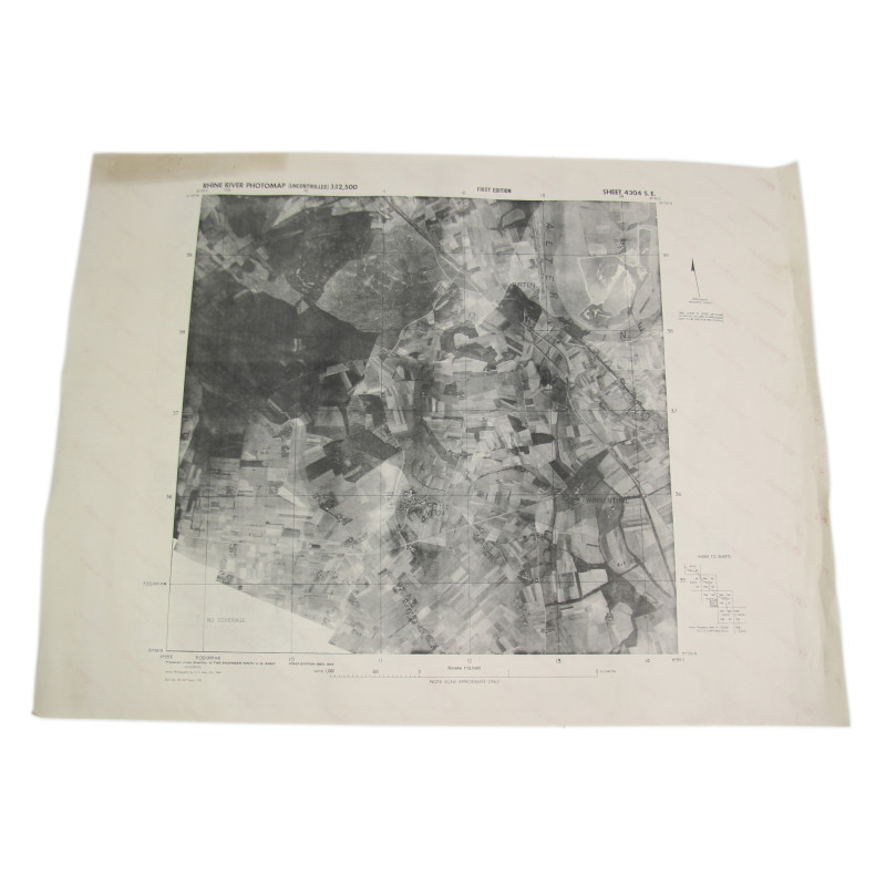 Photo-map, Allemagne, Veen, Sheet No. 4304 S. E. , 1944