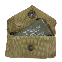 Pouch, First-Aid, M-1924, with First-Aid Packet, Normandy