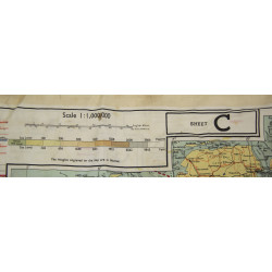 Map, Silk, Escape, C/D, 1943