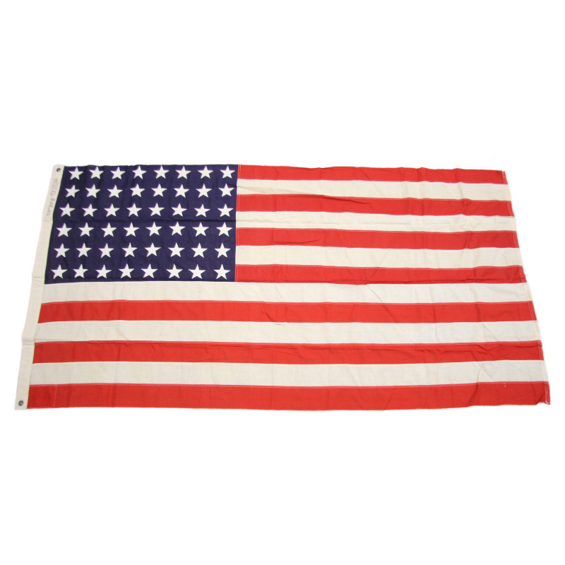 Flag, US, 48-Star, Embroidered, BULL DOG BUNTING, 3'6" x 6'8"