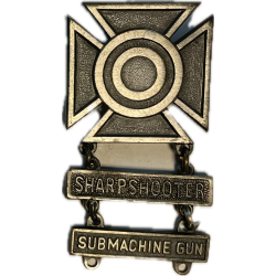 Badge, Sharpshooter & Submachine Gun, Sterling