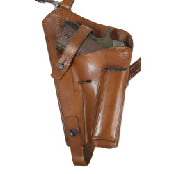 Holster, Shoulder, Colt M1911A1, Private Purchase, S/Sgt. Roland Whiterell, 605th Tank Destroyer Bn., WIA, ETO