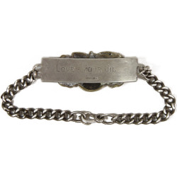 Bracelet, Chain, US Army, Parachutist, Battle-Damaged