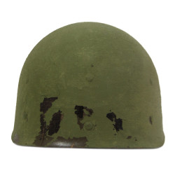 Helmet, M1, Swivel Loops, Firestone Liner, Chaplain, Korean War