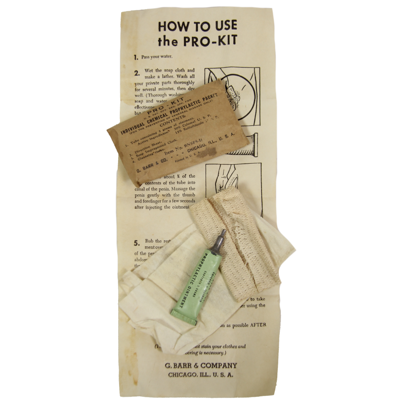 Pro-Kit, US Army, Individual Chemical Prophylactic Packet, Item No. 9N588-10