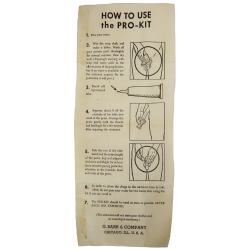 Pro-Kit, US Army, Individual Chemical Prophylactic Packet, Item No. 9N588-10