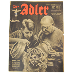 Magazine, Der Adler, 27 janvier 1942, édition française