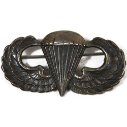 Badge, Parachutist's, 'Jump Wings', US Army, Sterling, Pin Back