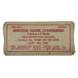 Pansement, Plain Gauze Bandage No. W2827, 1942