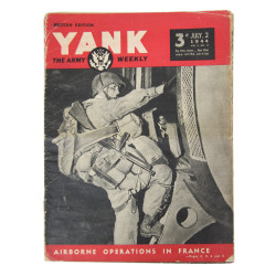 Magazine, YANK, July 2, 1944, 'Airborne Operations in France', Pvt. Joseph Gorenc, 506th PIR, 101st Airborne Division