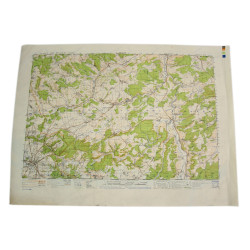 Map, Allied, ARLON, Belgium, 1944-1945