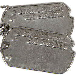 Dog Tags, Sgt. Jacob Kucenski, USAAF, ETO