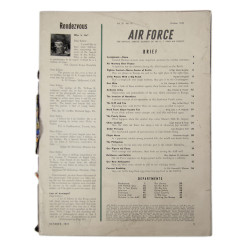 Magazines, Lot of Five, AIR FORCE, 1943-1945