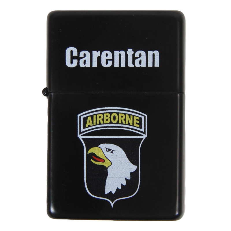 Briquet type ZIPPO, 101st Airborne Division, noir