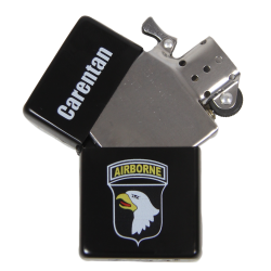 Lighter, type ZIPPO, 101st Airborne Division, black