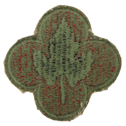 Patch, 43rd Infantry Division, OD border, Green Back