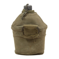 Canteen, US, Complete, with USMC Cover, P3