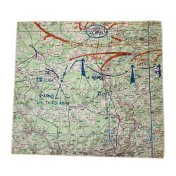 Carte, The Ardennes, Situation 24th December 1944