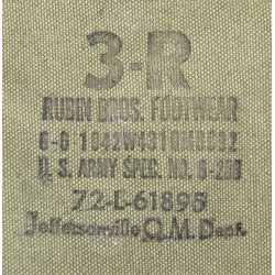 Leggings, Canvas, US Army, 3R, RUBIN BROS. FOOTWEAR 1942