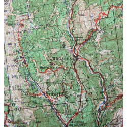 Porte-cartes M-1938, Lt. Paul Trenque, 1ère DFL, Provence & Alsace, 1944