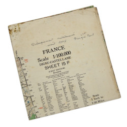 Case, Canvas, Dispatch, M-1938, Lt. Paul Trenque, 1ère DFL, Provence & Alsace, 1944