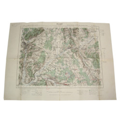 Case, Canvas, Dispatch, M-1938, Lt. Paul Trenque, 1ère DFL, Provence & Alsace, 1944