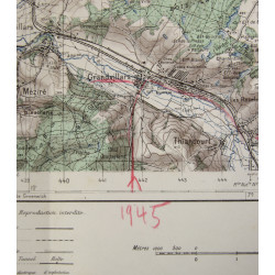 Porte-cartes M-1938, Lt. Paul Trenque, 1ère DFL, Provence & Alsace, 1944